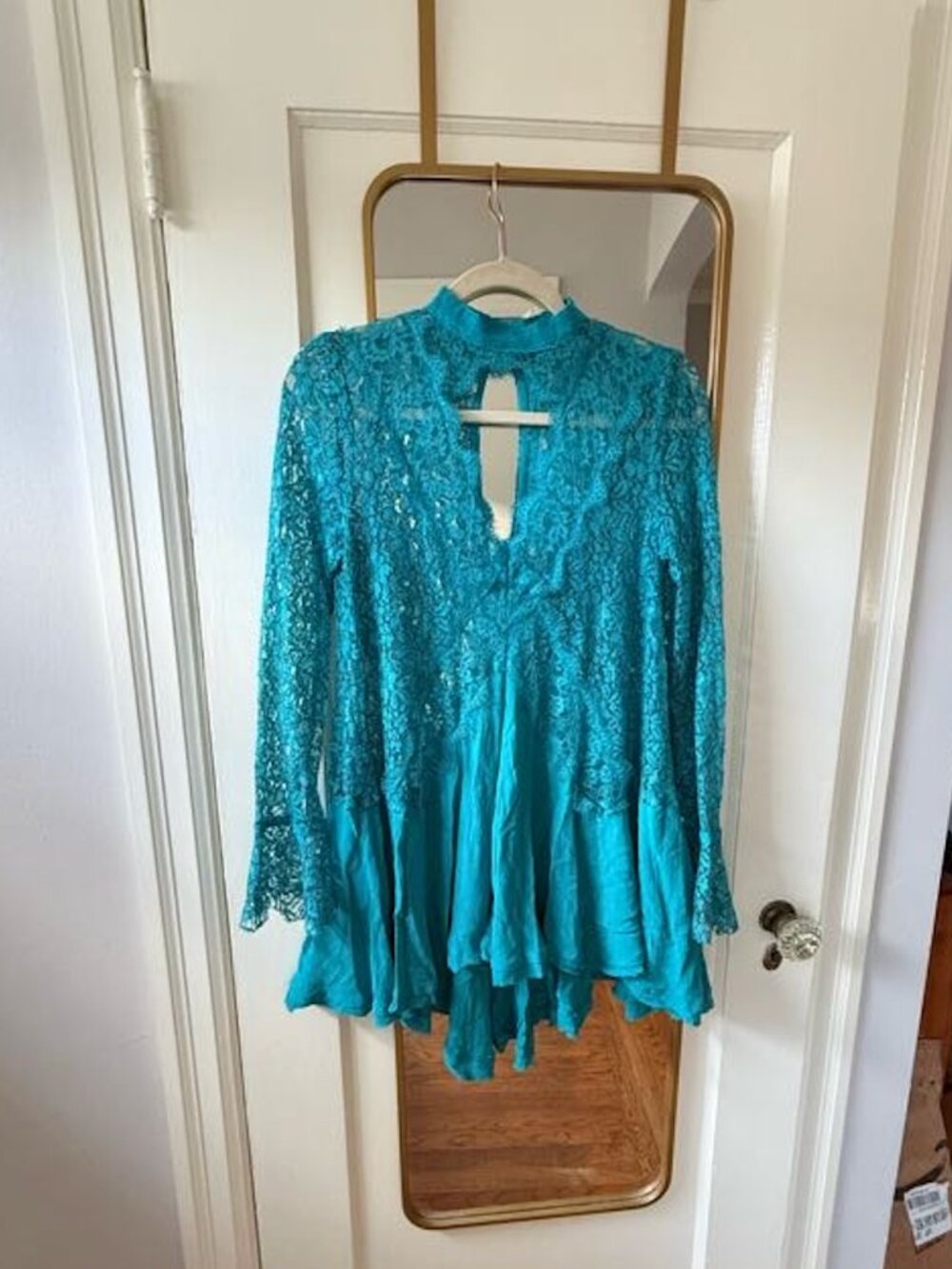 Free People Long-sleeve Lace Tunic